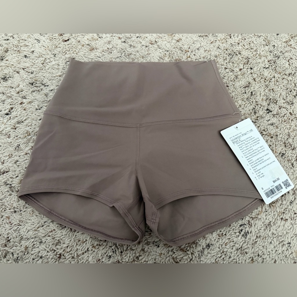 Lululemon Align High Rise Short 2” Size 6